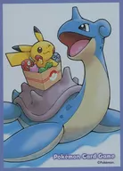 ポケモンカードゲーム デッキシールド(スリーブ) ラプラス＆ピカチュウ 2021年1月-3月ポケモンカード定期便特典