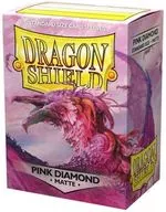 ドラゴンシールド カードスリーブ マット スタンダードサイズ ピンク ダイヤモンド (100枚入り)