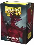 ドラゴンシールド DS100マット カードスリーブ スタンダードサイズ-Blood Red