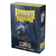 ドラゴンシールド カードスリーブ ジャパニーズサイズ Matte Dual Justice