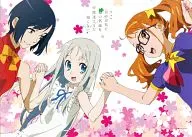 クロスポスターB めんま＆あなる＆つるこ 「劇場版 あの日見た花の名前を僕達はまだ知らない。」