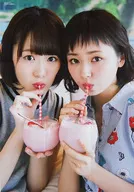 両面超ビッグポスター(九つ折) 今泉佑唯＆小池美波(欅坂46) B.L.T. 2018年4月号別冊付録