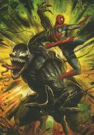 A2ポスター ヴェノム＆スパイダーマン/戦闘・背中合わせ 「Happyくじ MARVEL ヴェノム」 E賞