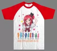 西木野真姫ver. ローソンオリジナルTシャツ フリーサイズ レッド×ホワイト 「キリンビバレッジ×ラブライブ!×ローソン」 レシートIDキャンペーン Fコース