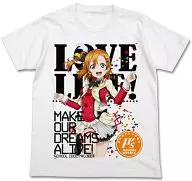 高坂穂乃果 フルカラーTシャツ ホワイト Sサイズ 「ラブライブ!」