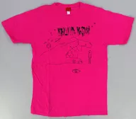 吉井和哉 イラストTシャツ ピンク Mサイズ 「吉井和哉 TOUR 2009 宇宙一周旅行」