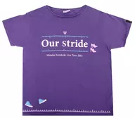 寿美菜子 ツアーTシャツ パープル Mサイズ 「寿美菜子 First Live Tour 2012“Our stride”」