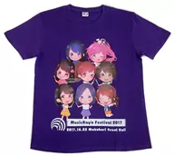 寿美菜子 Tシャツ パープル Mサイズ 「LAWSON premium event ミュージックレインフェスティバル2017」