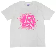 寿美菜子 ツアーTシャツ ホワイト(発光ピンク) Mサイズ 「LAWSON presents 寿美菜子 3rd Live Tour 2015“Tick Tick Tick”」