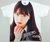 白間美瑠 2018激推しTシャツ ホワイト Lサイズ NMB48オフィシャルショップ予約限定