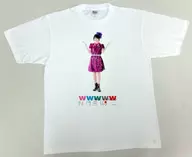 市川美織(NMB48) ワロタTシャツ ホワイト Mサイズ 「ワロタピーポー」 イベントグッズ