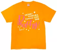 麻倉もも 日替わりTシャツ(10/21) ゴールド Sサイズ 「LAWSON presents 麻倉もも Fantasic Live 2018 “Peachy!”」