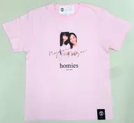 小嶋陽菜(AKB48)＆前田敦子 絆Tシャツ にゃんあつver. ピンク Lサイズ 「こじまつり～前夜祭～/こじまつり～小嶋陽菜感謝祭」 22;market限定