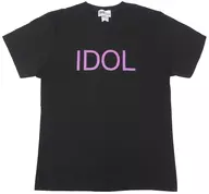 BiSH IDOL Tシャツ 紫ver. ブラック Lサイズ 「And yet BiSH moves.」