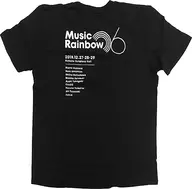 Tシャツ ブラック Mサイズ 「LAWSON premium event Music Rainbow 06」