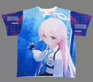 A.小鳥遊ホシノ フルグラフィックTシャツ パープル メンズLサイズ 「ブルーアーカイブ 1st ANNIVERSARY FAIR. in アニメイト」