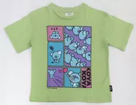 KOYA(アールエム) キッズキャラクターTシャツ グリーン 140サイズ 「BT21×CIAOPANIC TYPY」