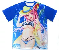 有瀬かぐや サマーバケーション! 両面フルカラーTシャツ ブルー XLサイズ 「AMBITIOUS MISSION」 サガプラコーナー in ソフマップグッズ