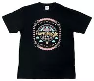 ライブロゴ Tシャツ ブラック フリーサイズ 「ラブライブ!虹ヶ咲学園スクールアイドル同好会 UNIT LIVE! ～QU4RTZ Fluffy Magic～」