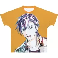 八重樫剣介 Ani-Art フルグラフィックTシャツ オレンジ ユニセックスXXSサイズ 「TSUKIPRO THE ANIMATION 2」