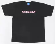 日向坂46 Am I ready? ロゴTシャツ ブラック XLサイズ 「Am I ready?」 オフィシャルグッズ