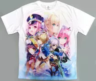 [単品] 集合 フルグラフィックTシャツ ホワイト メンズLサイズ 「コミックス ヘブンバーンズレッド コミックアンソロジー アニメイト限定セット」 同梱特典