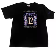 乃木坂46 Tシャツ ブラック XLサイズ 「乃木坂46 12th YEAR BIRTHDAY LIVE」