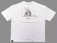 兎咲ミミ 私たちは、ゲームで世界を作る ラインアートTシャツ 第1弾 ホワイト フリーサイズ 「ぶいすぽっ! POP UP SHOP in SHIBUYA TSUTAYA」