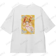 七海るちあ BIGシルエットTシャツ ホワイト ユニセックスMサイズ 「ぴちぴちピッチ」