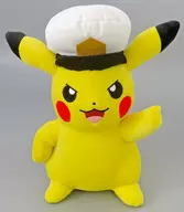 キャプテンピカチュウ ぬいぐるみ 「一番くじ アニメ ポケットモンスター」 ラストワン賞