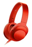 ソニー ステレオヘッドホン h.ear on (シナバーレッド) [MDR-100A(R)]