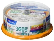 三菱 Verbatim 録画用BD-R DL 50GB 20枚パック [VBR260YP20SV1]