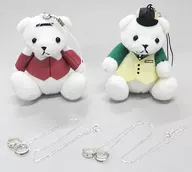 虎徹モデル＆バーナビーモデル ベアマスコットチャーム付きネックレス バディセット 「TIGER ＆ BUNNY×THE KISS×BANDAI」