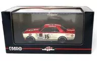 1/43 ニッサン スカイライン GT-R KPGC10 レーシング 1973 #15(ホワイト×レッド) [44138]