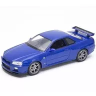 1/24 ニッサン スカイライン GT-R R34(メタリックブルー) [WE24108MB1]