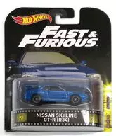 1/64 NISSAN SKYLINE GT-R R34 「Hot Wheels レトロエンターテイメント」 [DWJ88]