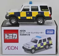 1/71 トヨタ ランドクルーザー 英国警察仕様(ホワイト×イエロー×ブル－) 「トミカ」 シリーズNo.47 イオン限定