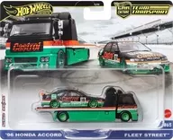 1/64 積載車両：’96 ホンダ アコード トランスポーター：フリート・ストリート 「Hot Wheels チームトランスポート」 [HRV46]