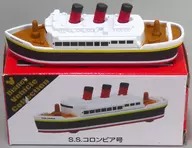 1/1818 S.S.コロンビア(ホワイト×ネイビー/ベトナム製) 「トミカ ディズニービークルコレクション」 東京ディズニーリゾート限定