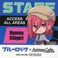 千切豹馬 オリジナルステッカー 「ブルーロック×Animax Cafe+」 グッズ購入特典