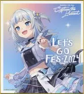 がうる・ぐら 「バーチャルYouTuber ホロライブ hololive 5th fes. Capture the Moment Supported By Bushiroad ランダムメッセージ色紙 hololive stage1」