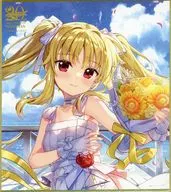 フェイト・T・ハラオウンA ミニ色紙 「DMMスクラッチ! 魔法少女リリカルなのは 20周年記念 スクラッチ」 D-2賞
