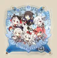 集合 描き下ろし アクリル時計 「アズールレーン」 C94グッズ