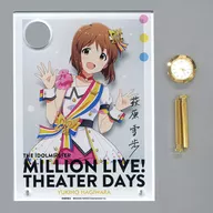 [破損品] 萩原雪歩(サイン入りver.) 時計付アクリルアート ヌーベル・トリコロールver. 「THE IDOLM＠STER MILLION LIVE! THEATER DAYS 1st anniversary in AKIHABARA」