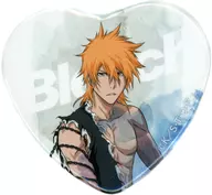 黒崎一護 ハート型缶バッジ 「くじ引き堂 BLEACH-ブリーチ- オンラインくじ MY SWORD、 MY SOUL」 10連セット購入特典