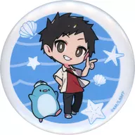 猪股大喜(ミニキャラ/ケープくんと一緒/ノーマル) 「サンシャイン水族館×アオのハコ aquarium story トレーディング缶バッジ(ランダムホロ入り) 水族館ver.」