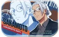 坂本太郎C(背景：ブルー) メタリック缶バッジ 「SAKAMOTO DAYS」