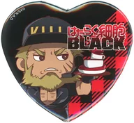 キラーT細胞 「はたらく細胞BLACK×PRINCESS CAFE ミニキャラハート缶バッジ」