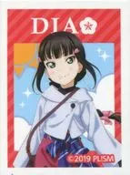 黒澤ダイヤ ミニブロマイド 「セガコラボカフェ ラブライブ!サンシャイン!! The School Idol Movie Over the Rainbow 第1弾」 フードメニュー注文特典