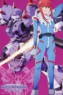 アルマ・シュティルナー＆ティターニア 描き下ろしイラストカード 「コミックス 機動戦士ガンダム バトルオペレーション コード・フェアリー 第3巻」 メロンブックス購入特典